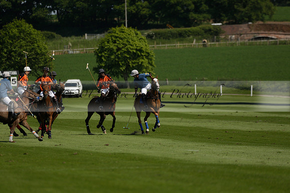 Four Quarters Orange v Montana in a Cicero Cup Polo match 2013.06.06