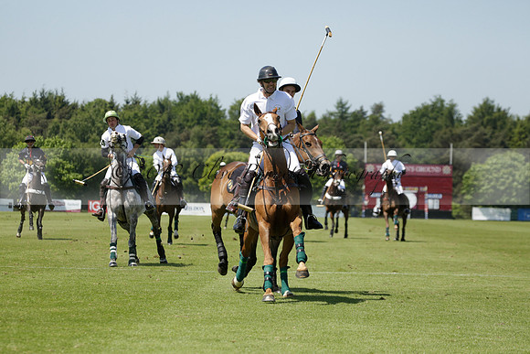 Black Bears v Salkeld in a Cartier Queens Cup polo match 2013.06.05