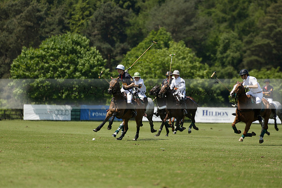 Black Bears v Salkeld in a Cartier Queens Cup polo match 2013.06.05