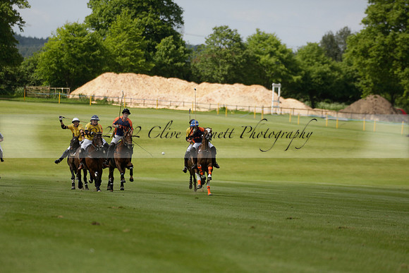 Las Estrellas v Four Quarters Blue in the final of the Jubilee Cup Polo match 2013.06.02