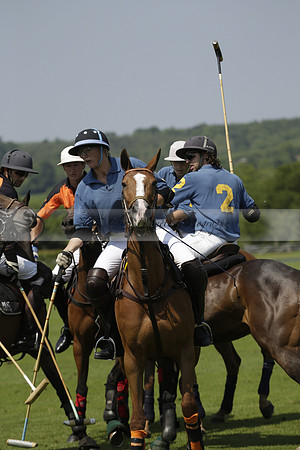 Four Quarters Orange v Montana in a Cicero Cup Polo match 2013.06.06