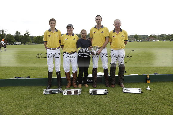 Las Estrellas v Four Quarters Blue in the final of the Jubilee Cup Polo match 2013.06.02