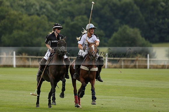Beau Design v Boscom in an August Rother Cup 4 goal polo match at Cowdray Park Polo Club on Wednesday 07 August 2013