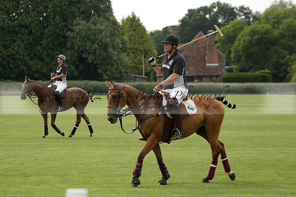 Beau Design v Boscom in an August Rother Cup 4 goal polo match at Cowdray Park Polo Club on Wednesday 07 August 2013
