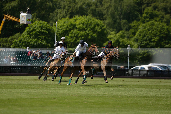 Black Bears v Salkeld in a Cartier Queens Cup polo match 2013.06.05