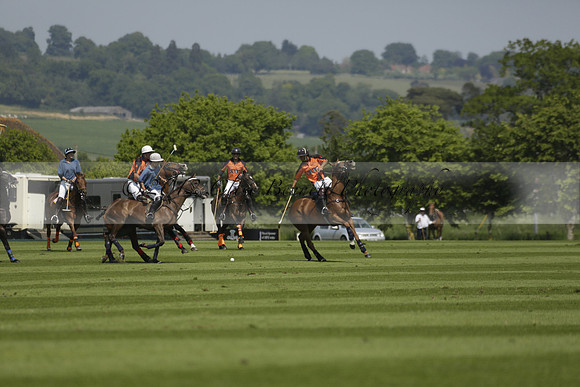 Four Quarters Orange v Montana in a Cicero Cup Polo match 2013.06.06