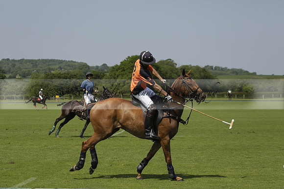 Four Quarters Orange v Montana in a Cicero Cup Polo match 2013.06.06