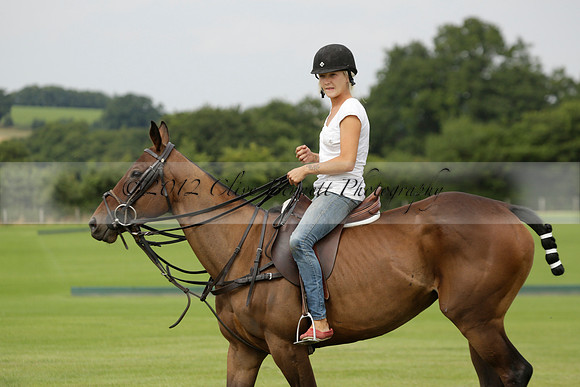 Beau Design v Boscom in an August Rother Cup 4 goal polo match at Cowdray Park Polo Club on Wednesday 07 August 2013