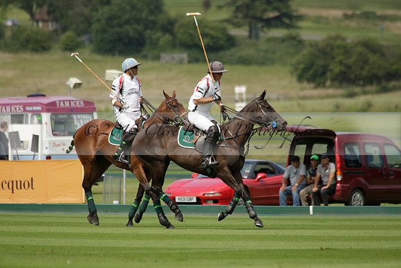 Dubai v La Bamba de Areco in a Veuve Clicquot Gold Cup Polo Match 2013.07.04
