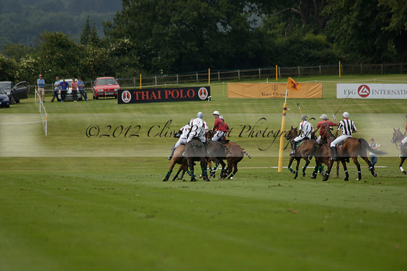 Dubai v La Bamba de Areco in a Veuve Clicquot Gold Cup Polo Match 2013.07.04