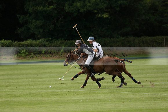 Beau Design v Boscom in an August Rother Cup 4 goal polo match at Cowdray Park Polo Club on Wednesday 07 August 2013