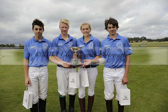 The Colts Cup presentation at Cowdray Park Polo Club on Lawns 2 on Thursday 15 August 2013 2013.08.15