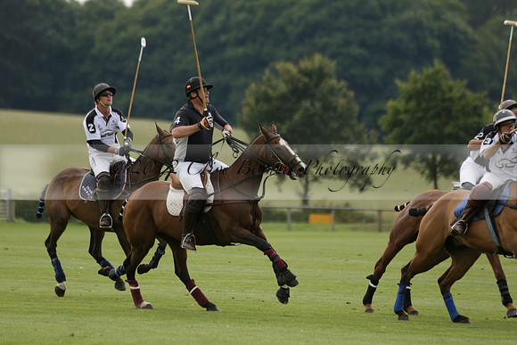 Beau Design v Boscom in an August Rother Cup 4 goal polo match at Cowdray Park Polo Club on Wednesday 07 August 2013