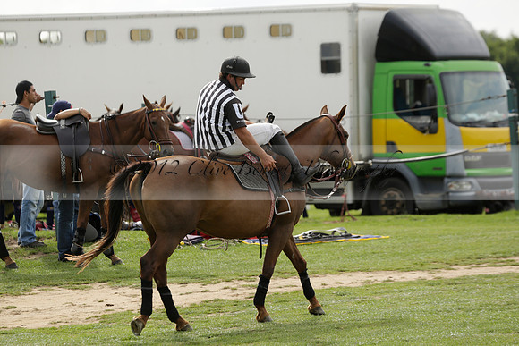 Beau Design v Boscom in an August Rother Cup 4 goal polo match at Cowdray Park Polo Club on Wednesday 07 August 2013