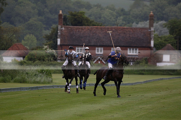 Burningfold v Combe Place in a June 4 Goal Cup polo match 2013.06.11