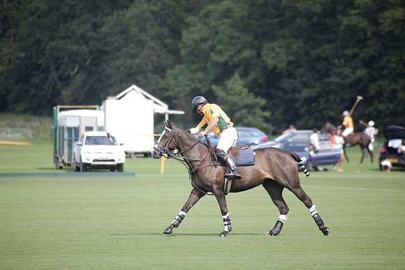 Montana v Maiz Dulce in the Uber 12 goal Final polo match played on Lawns 1 at Cowdray Park Polo Club on Sunday 26 August 2012