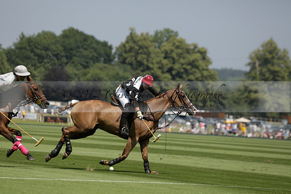 Zacara v Talandracas in a Veuve Clicquot Gold Cup Polo Match 2013.07.18