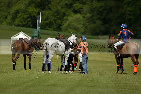 Las Estrellas v Four Quarters Blue in the final of the Jubilee Cup Polo match 2013.06.02