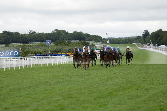 Race 6 Goodwood The British Stallion Studs Turf Club E.B.F. Fillies Stakes. 20130731. Race winner Ribbons owner Elite Racing Club