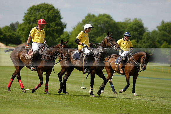 Las Estrellas v Four Quarters Blue in the final of the Jubilee Cup Polo match 2013.06.02