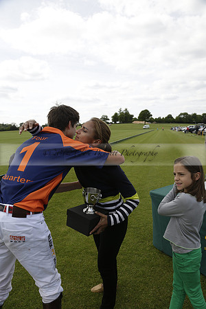 Las Estrellas v Four Quarters Blue in the final of the Jubilee Cup Polo match 2013.06.02