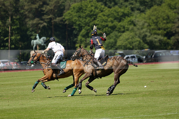 Black Bears v Salkeld in a Cartier Queens Cup polo match 2013.06.05