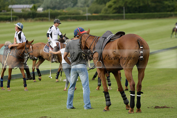 Beau Design v Boscom in an August Rother Cup 4 goal polo match at Cowdray Park Polo Club on Wednesday 07 August 2013