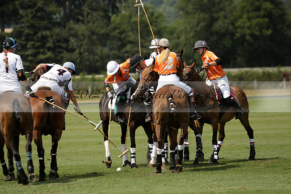 Cowdray Vikings v Enigma in a Bloom British Ladies Open Championship Polo match 2013.07.17