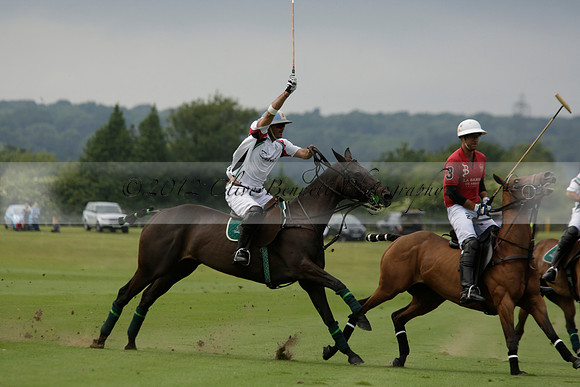 Dubai v La Bamba de Areco in a Veuve Clicquot Gold Cup Polo Match 2013.07.04