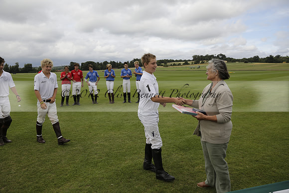 The Colts Cup presentation at Cowdray Park Polo Club on Lawns 2 on Thursday 15 August 2013 2013.08.15