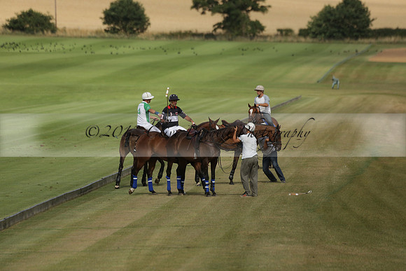 Jaeger Le Coultre (black)  v Wairakei Pastoral (white) in a Jaeger Le Coultre Holden White Cup polo match played on 29 July 2013 at Cowdray Park Polo Club on Brooksfieldwww.polopictures.co.uk