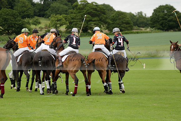 Jaeger Le Coultre / Hollycombe v Cowdray Vikings in a Benson Cup Polo match 2013.06.24