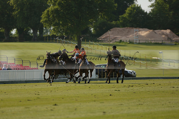 Shoreline v Cowdray Vikings in a Easebourne Cup Semi-final Polo match 2013.06.07