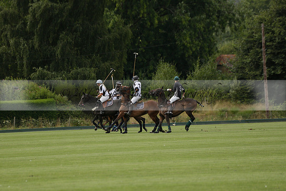 Beau Design v Boscom in an August Rother Cup 4 goal polo match at Cowdray Park Polo Club on Wednesday 07 August 2013