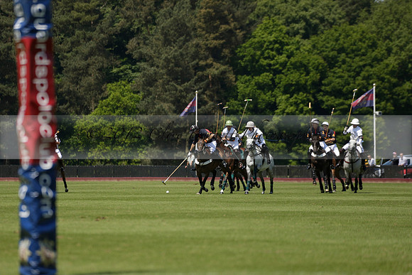 Black Bears v Salkeld in a Cartier Queens Cup polo match 2013.06.05