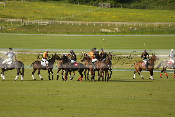 Shoreline v Cowdray Vikings in a Easebourne Cup Semi-final Polo match 2013.06.07