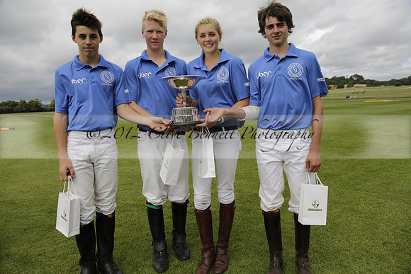 The Colts Cup presentation at Cowdray Park Polo Club on Lawns 2 on Thursday 15 August 2013 2013.08.15
