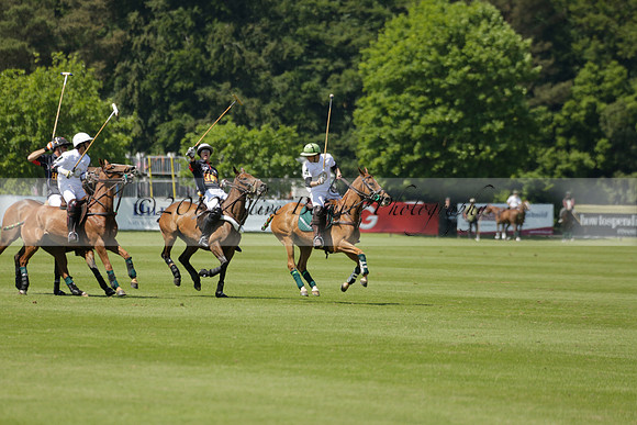 Black Bears v Salkeld in a Cartier Queens Cup polo match 2013.06.05