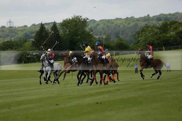 Las Estrellas v Four Quarters Blue in the final of the Jubilee Cup Polo match 2013.06.02