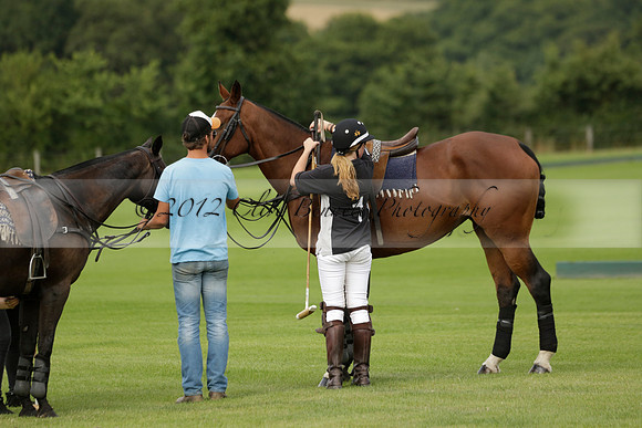 Beau Design v Boscom in an August Rother Cup 4 goal polo match at Cowdray Park Polo Club on Wednesday 07 August 2013