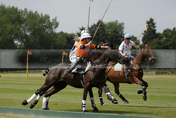 Cowdray Vikings v Enigma in a Bloom British Ladies Open Championship Polo match 2013.07.17