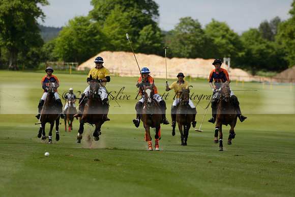 Las Estrellas v Four Quarters Blue in the final of the Jubilee Cup Polo match 2013.06.02