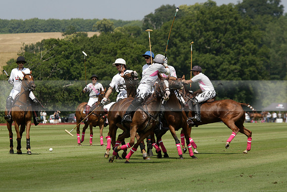 Talandracas v UAE Polo Team in a Veuve Clicquot Gold Cup Polo Match 2013.07.13