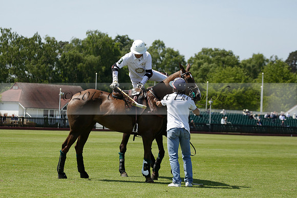 Black Bears v Salkeld in a Cartier Queens Cup polo match 2013.06.05