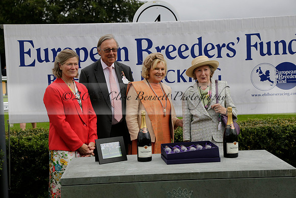 Race 6 Goodwood The British Stallion Studs Turf Club E.B.F. Fillies Stakes. 20130731. Race winner Ribbons owner Elite Racing Club