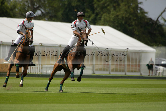 Dubai v La Bamba de Areco in a Veuve Clicquot Gold Cup Polo Match 2013.07.04