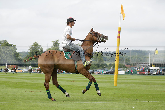 Dubai v La Bamba de Areco in a Veuve Clicquot Gold Cup Polo Match 2013.07.04