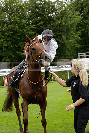 Race 6 Goodwood The British Stallion Studs Turf Club E.B.F. Fillies Stakes. 20130731. Race winner Ribbons owner Elite Racing Club