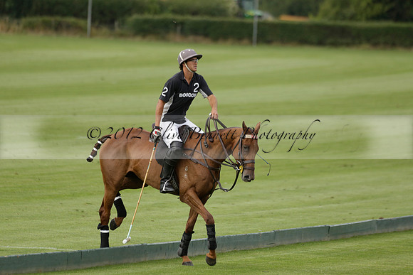 Beau Design v Boscom in an August Rother Cup 4 goal polo match at Cowdray Park Polo Club on Wednesday 07 August 2013