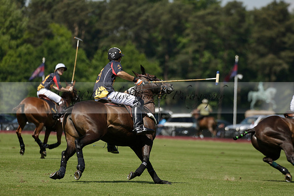 Black Bears v Salkeld in a Cartier Queens Cup polo match 2013.06.05